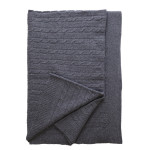 Луксозно плетено одеяло от вълна Tirol gray
